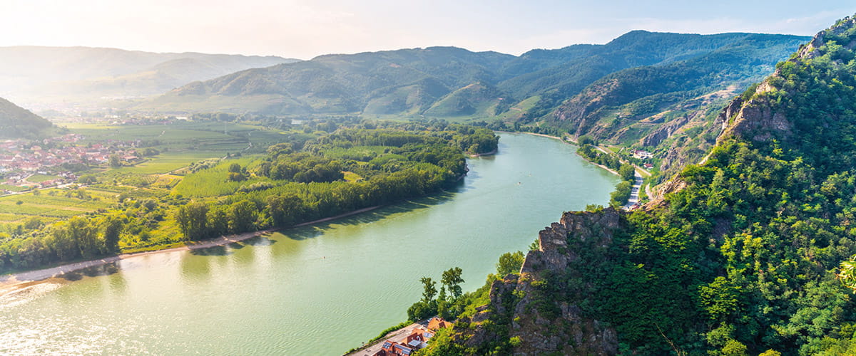 The Wachau Valley and the River Danube